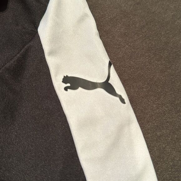 Puma Kids Unisex Black & White Soccer Jersey Junior Size M NWT - Picture 6 of 8